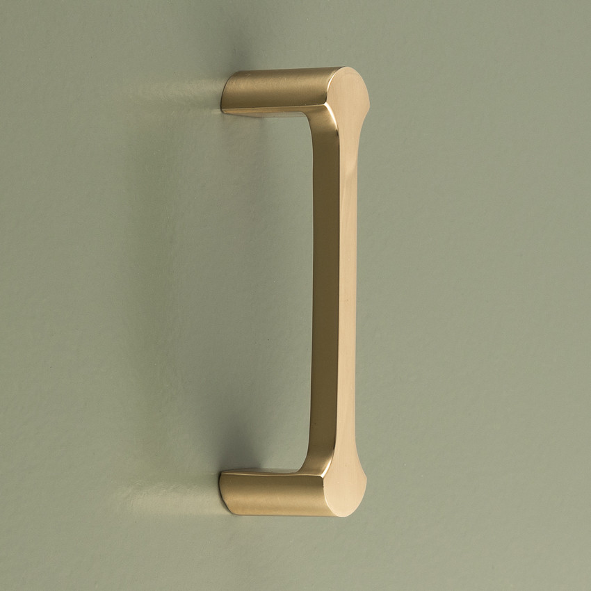 tulip pull handle polished brass