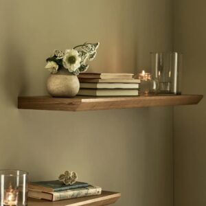 oak floating shelf large