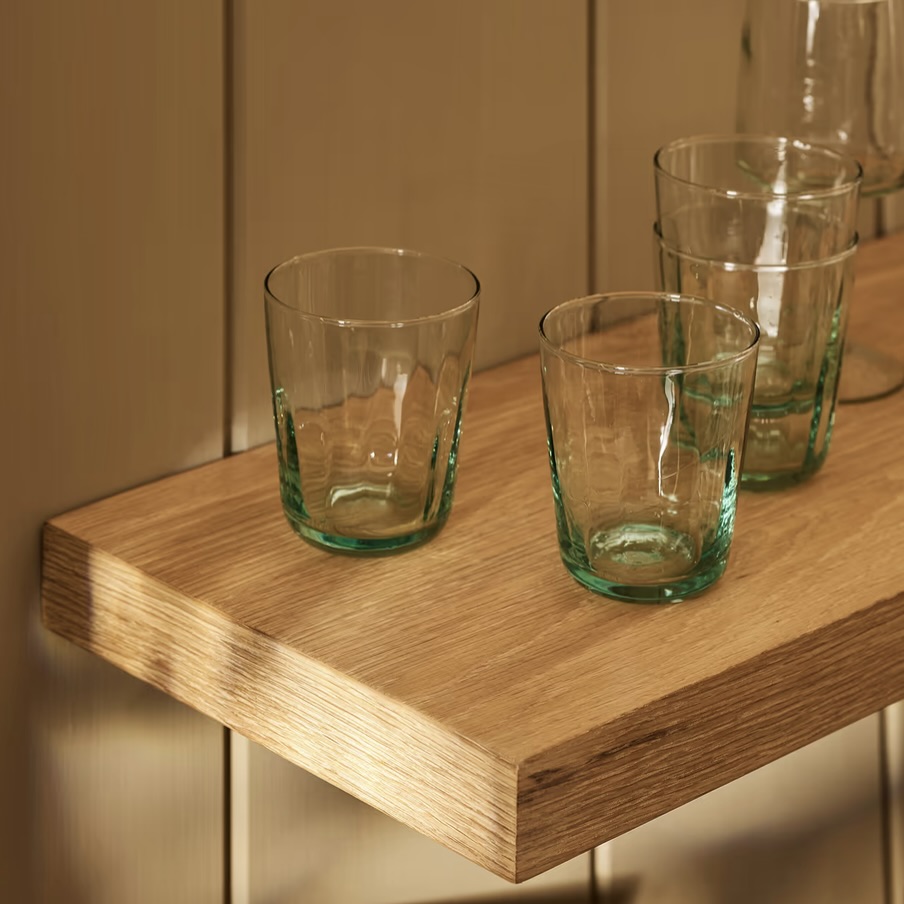 oak floating shelf (square) small