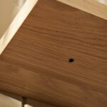 oak floating shelf (square) small