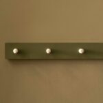 oak peg rail olive green