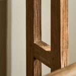teak standing towel rail