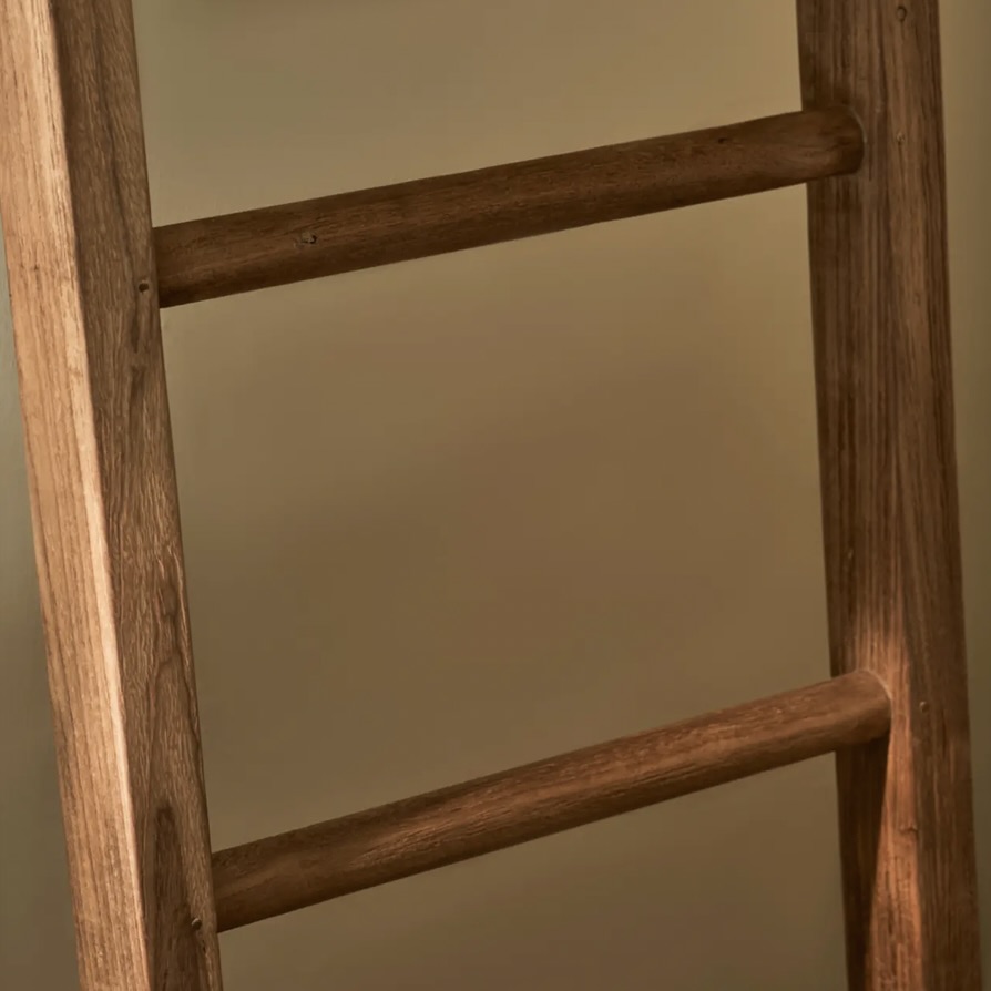 teak towel ladder
