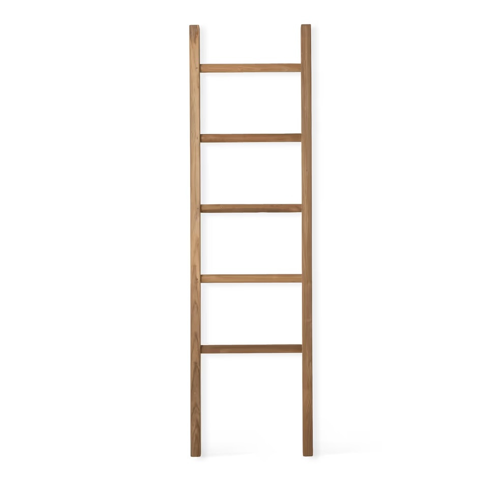 teak towel ladder