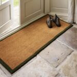 coir doormat with border (double) moss