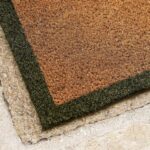 coir doormat with border (double) moss