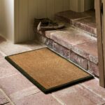 coir doormat with border (small) moss