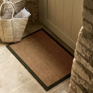 coir doormat with border (large) moss