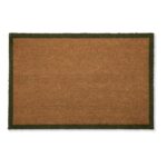coir doormat with border (large) moss