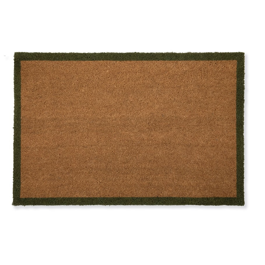 coir doormat with border (large) moss
