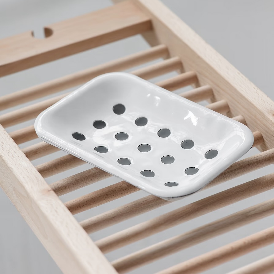 enamel soap dish
