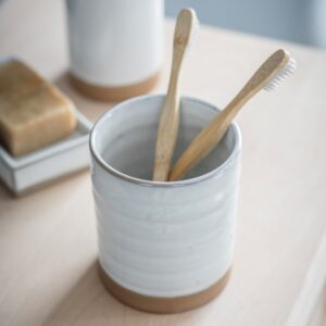 ceramic toothbrush holder