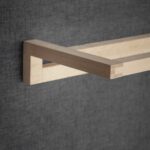 beech wood towel rail