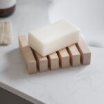 beech wood soap dish