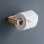 beech wood toilet roll holder