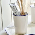 earthenware toothbrush holder